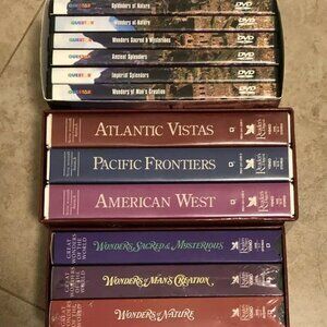 VHS/DVD LOT - Reader's Digest Wonders of the World, 7 VHS 6 DVD -Great Condition